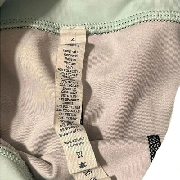 Lululemon Inspire Tight II Full-on Luxtreme Size 4 Mesh Iridescent Naval Blue - Picture 4 of 5